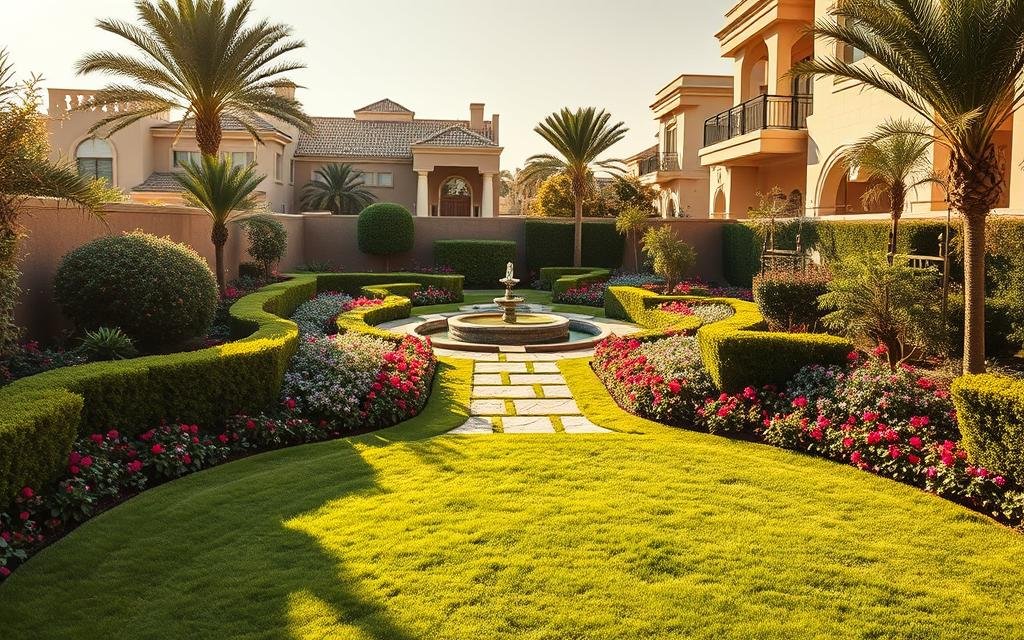 تصميم حدائق منزليه بالرياض